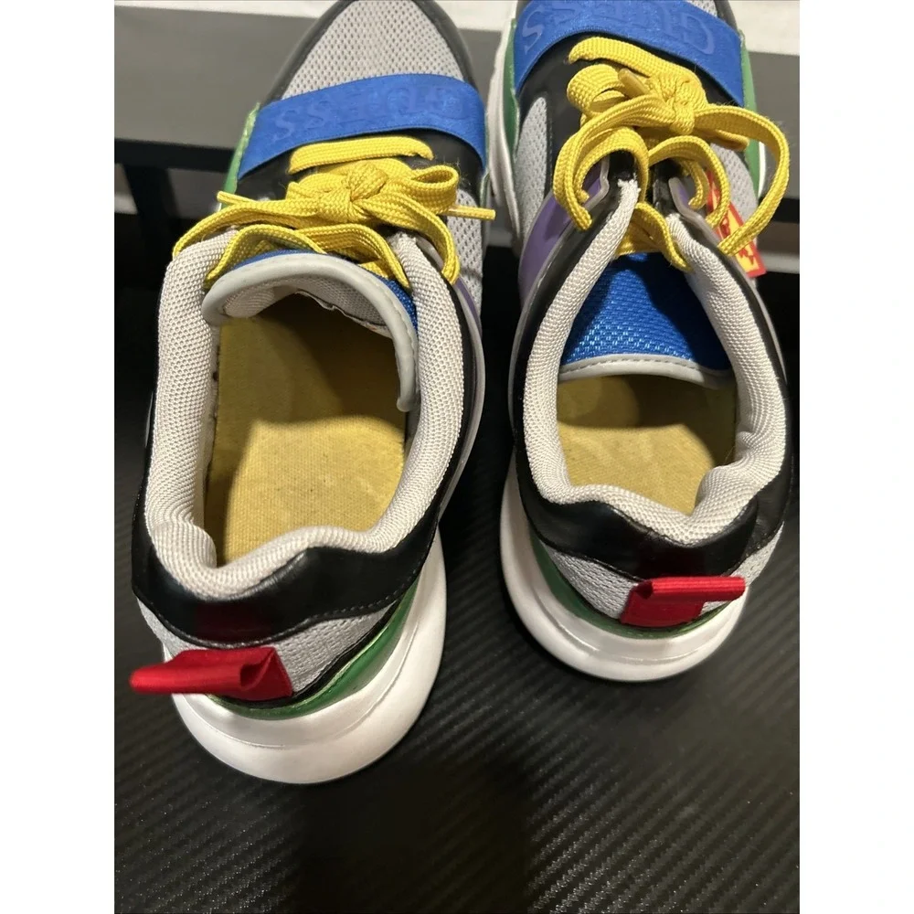 Men's GUESS Skillz Lace Up Fashion High Top Colorful Sneakers size 9 - Picture 8 of 8